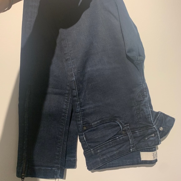 Zara dark navy jeggings with zipper at the ankles (Size 2) - Picture 2 of 7